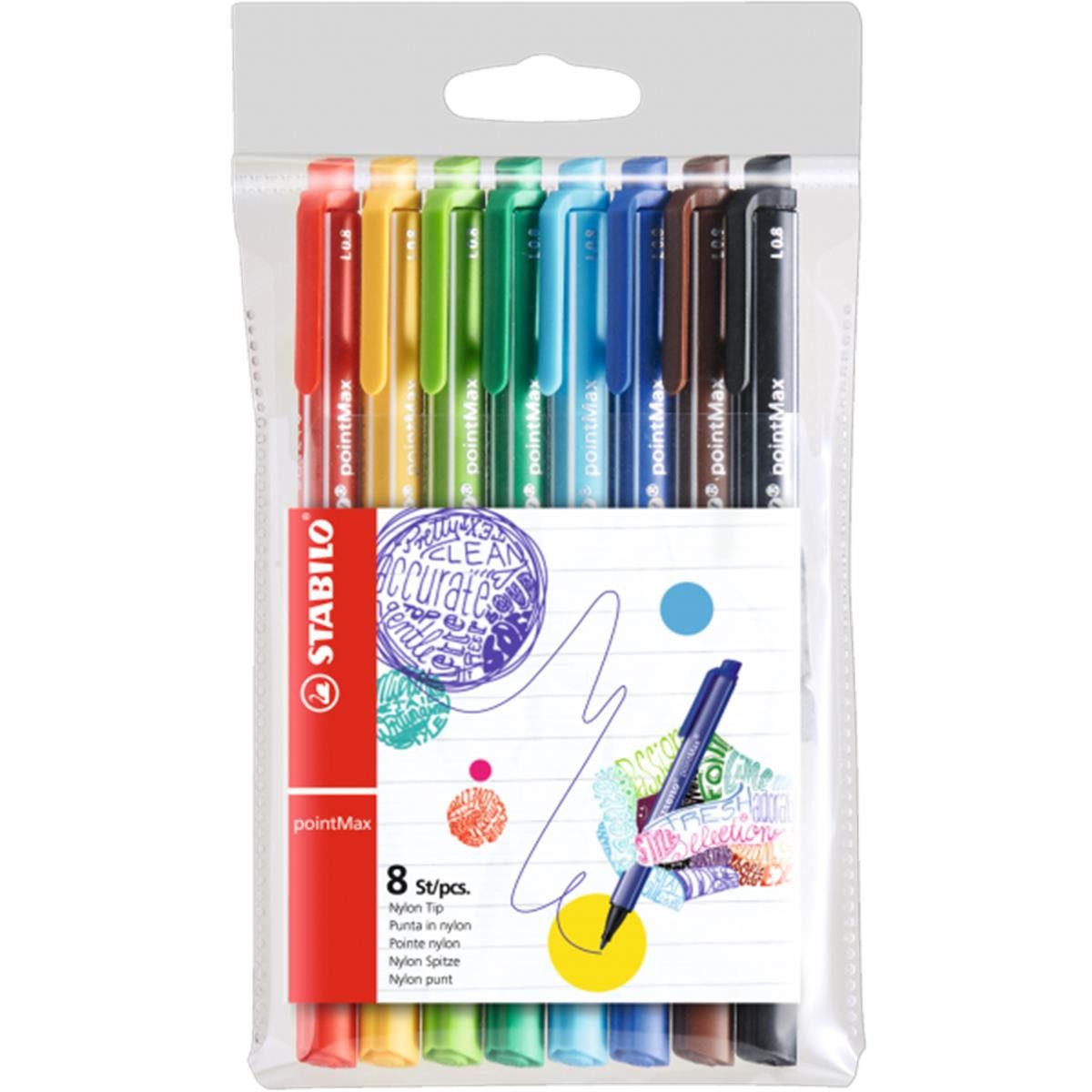STABILO Faserstift STABILO pointMax Filzstift -