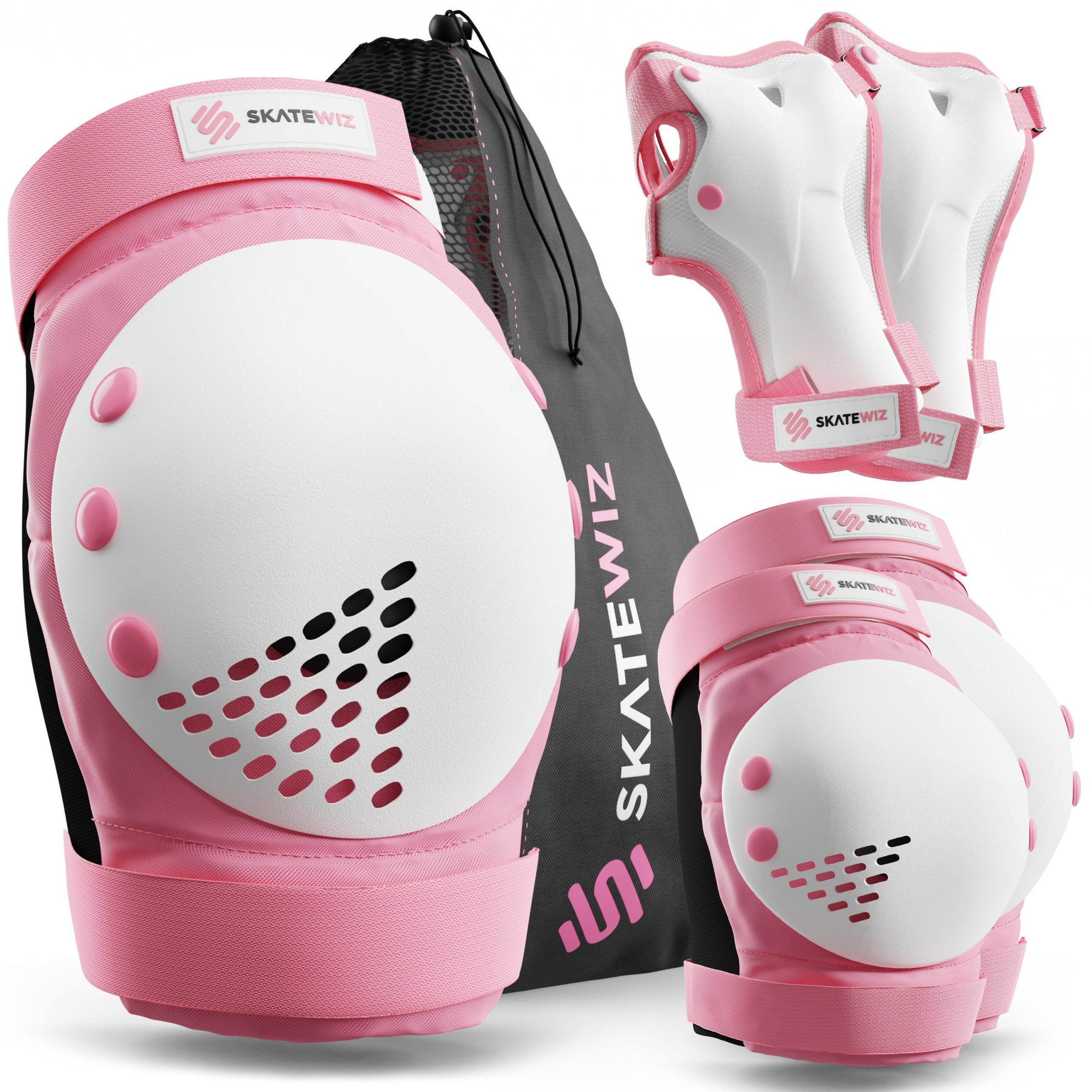 SKATEWIZ Protektoren-Set SMASH Knieschoner Kinder Inliner