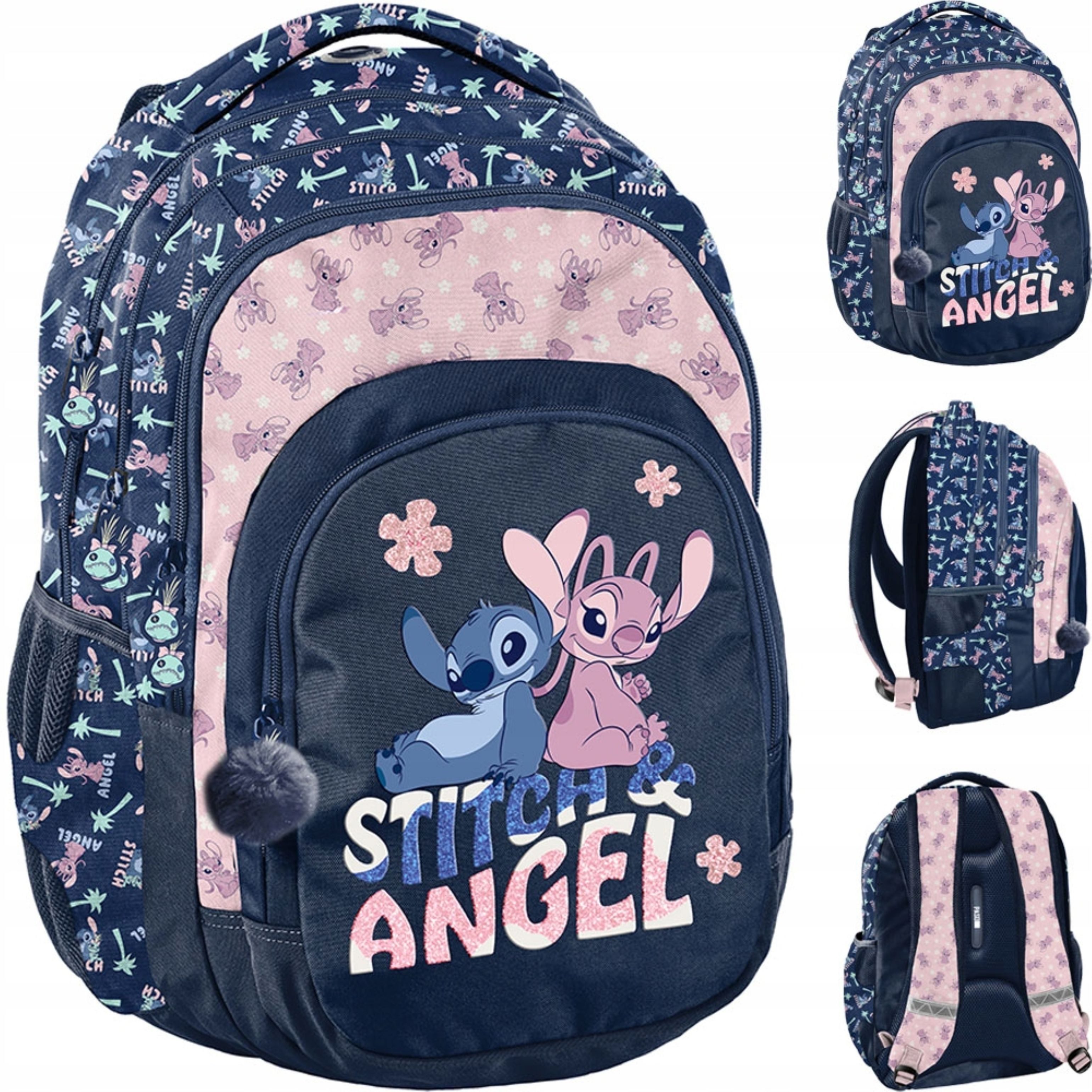 PASO Schulranzen Schulranzen Rucksack Mädchen Stitch