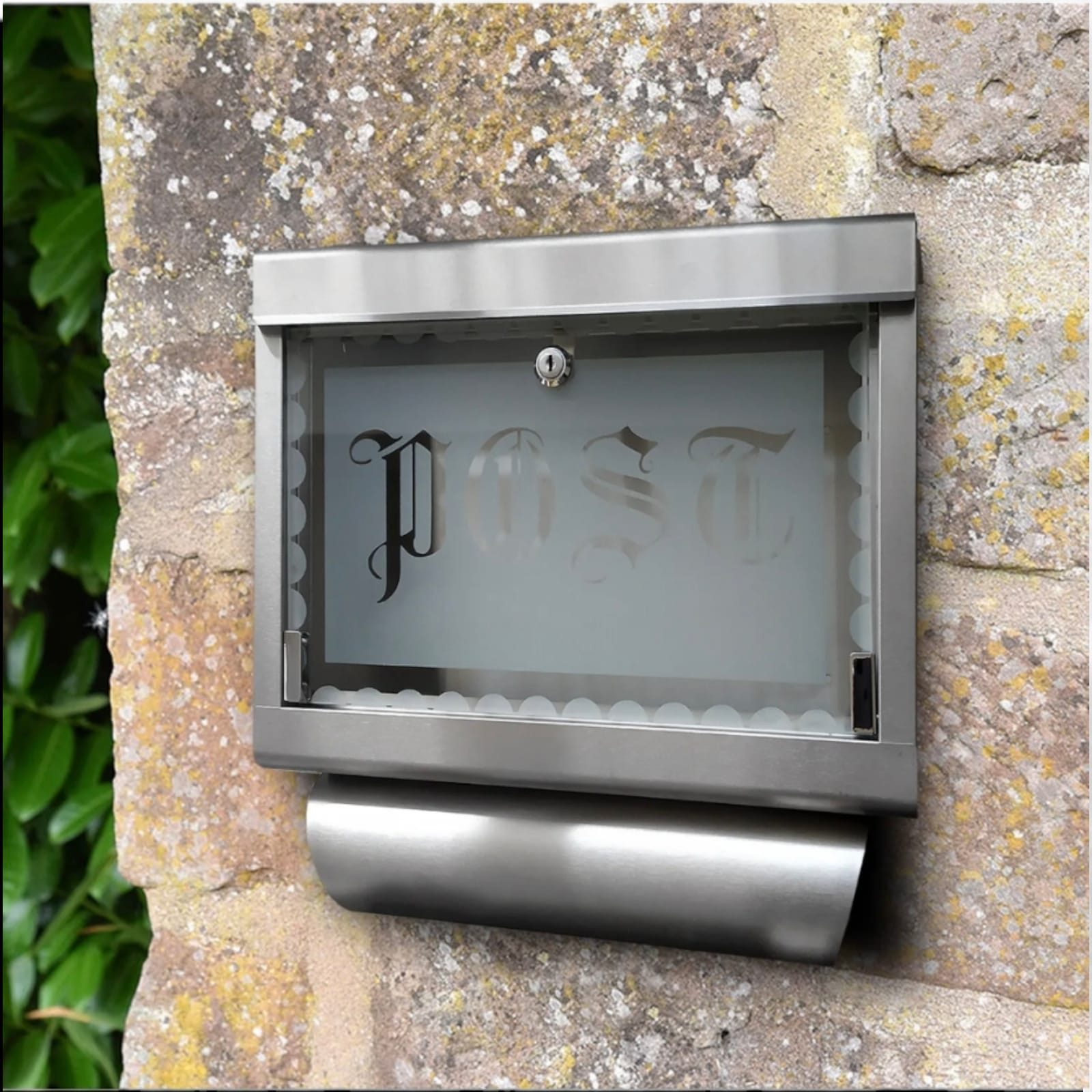 KEINerlei® Briefkasten Briefkasten Design Stahl Wandbriefkasten