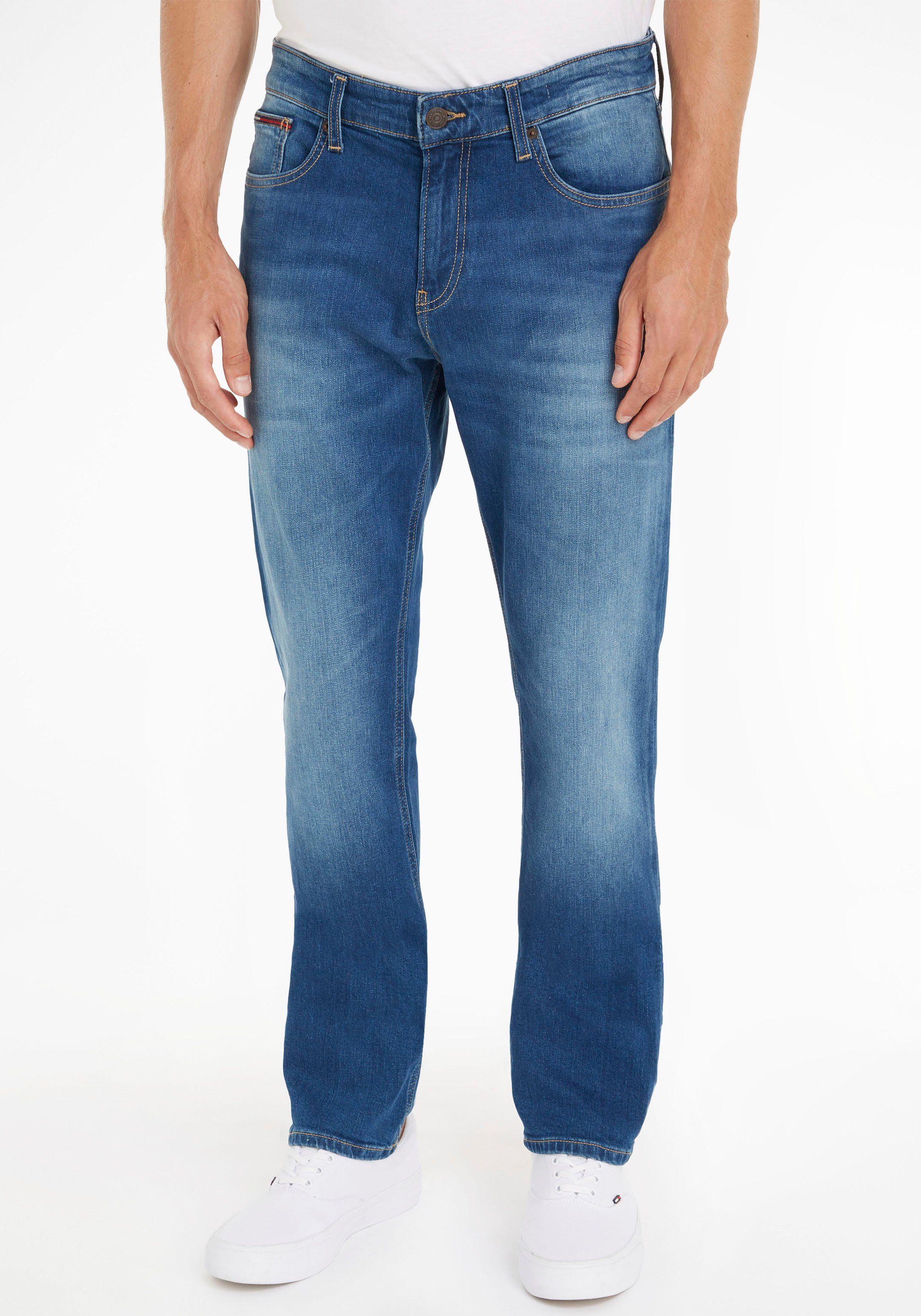 Tommy Jeans Straight-Jeans RYAN mit Elasthan
