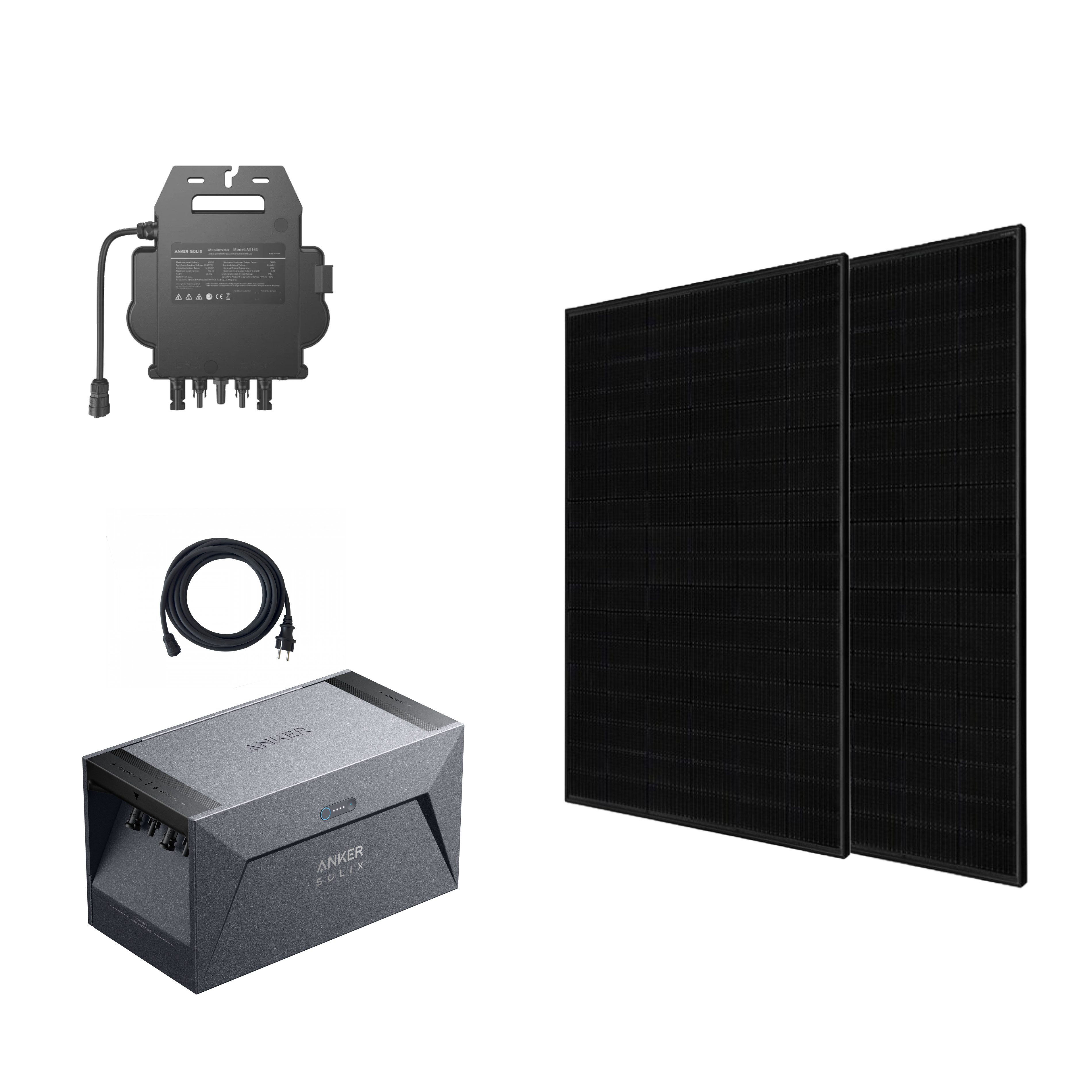 Anker Solaranlage Balkonkraftwerk 870W Anker Solix