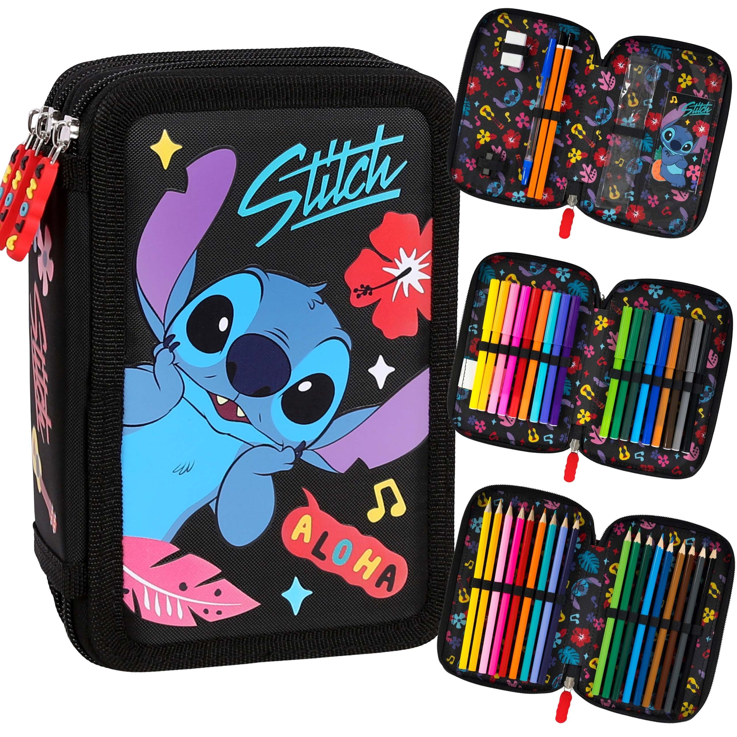 Sarcia.eu Federmäppchen DISNEY Stitch ALOHA Schwarze
