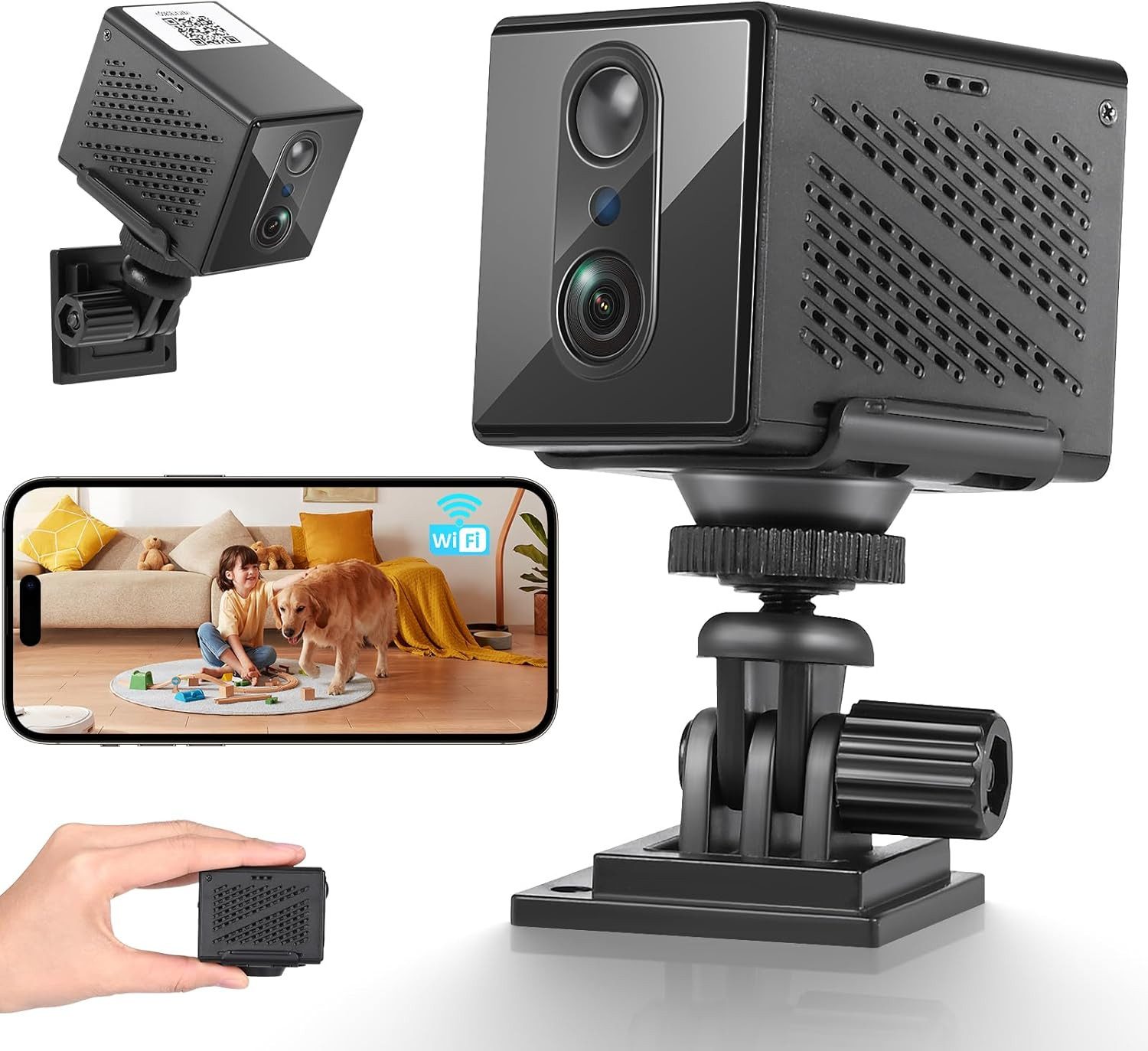 SpionProfi Überwachungskamera Wifi Mini Kamera Wlan