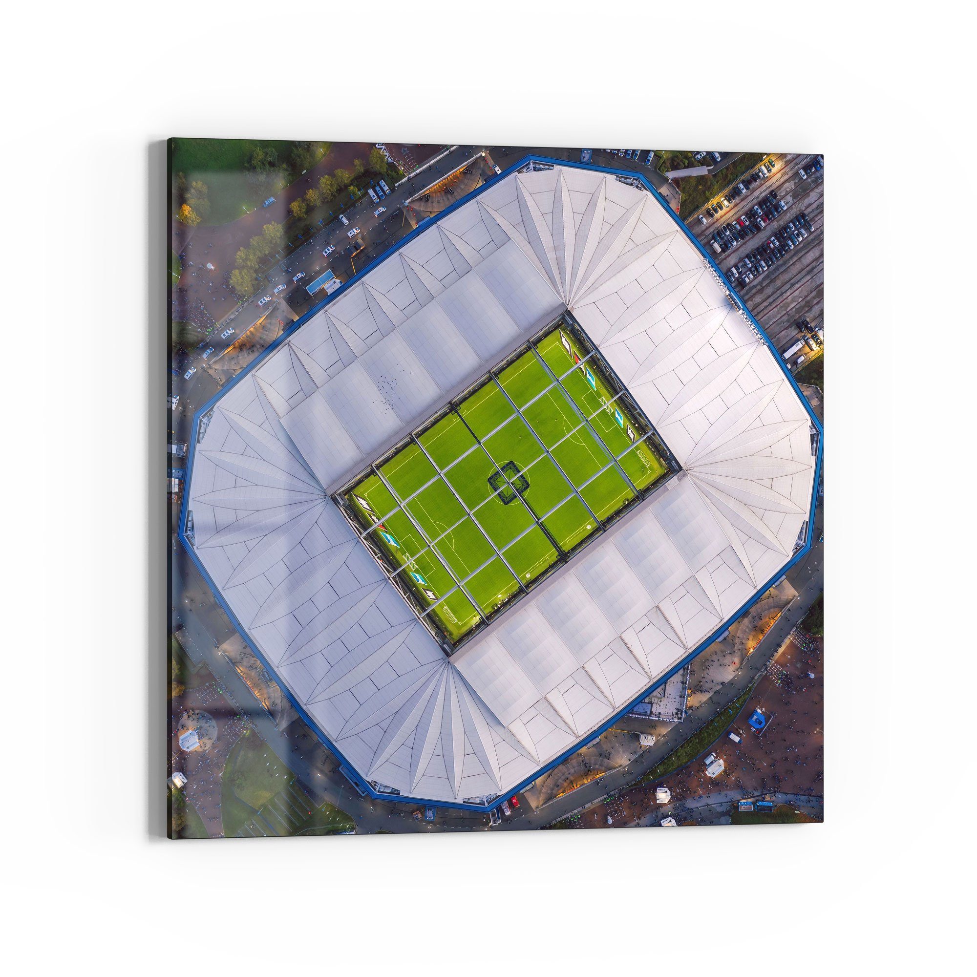 DEQORI Glasbild 'Veltins Arena, Schalke', 'Veltins
