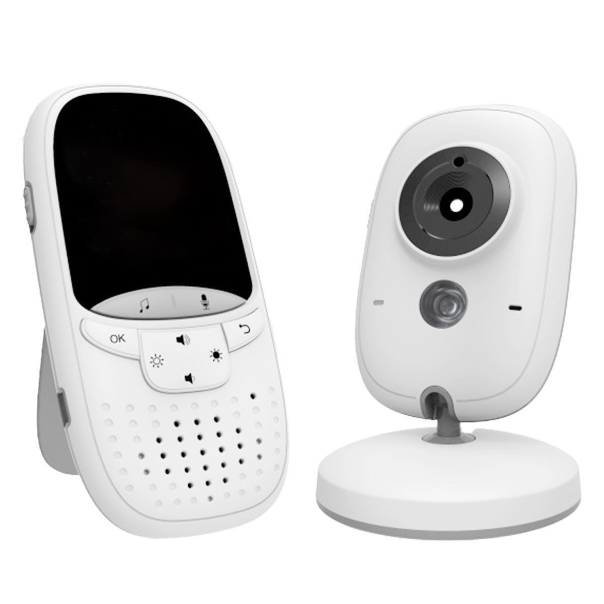 ZEUOPQ Video-Babyphone 2.4 GHz Kabelloser Video