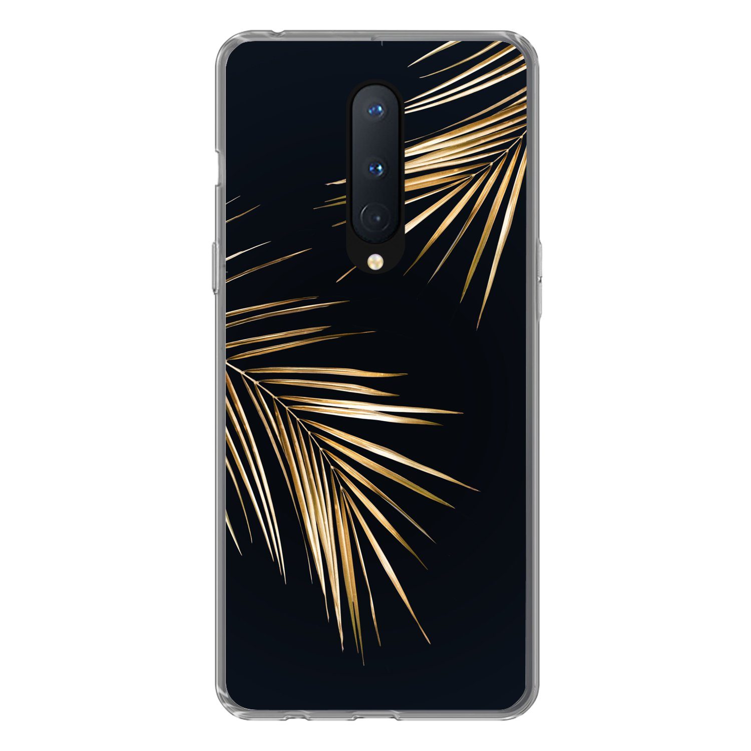 MuchoWow Handyhülle für OnePlus 8 Blätter