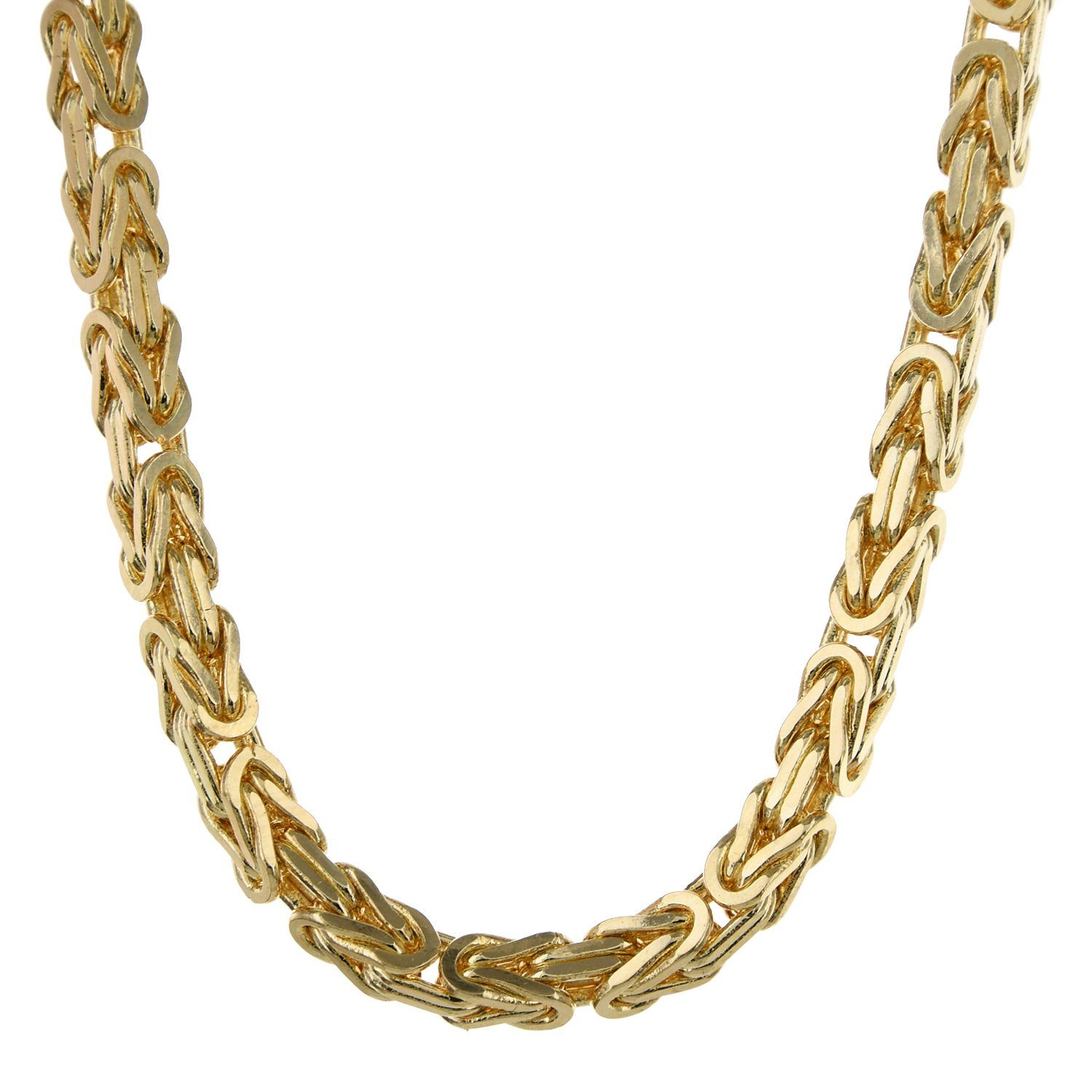 HOPLO Königskette Goldkette Königskette Länge 50cm