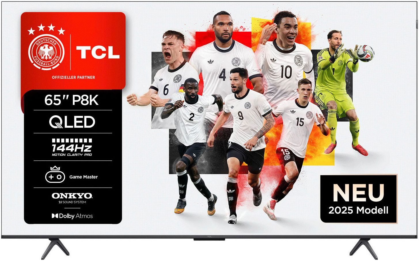 TCL 65P81KX1 QLED-Fernseher (164 cm/65 Zoll,