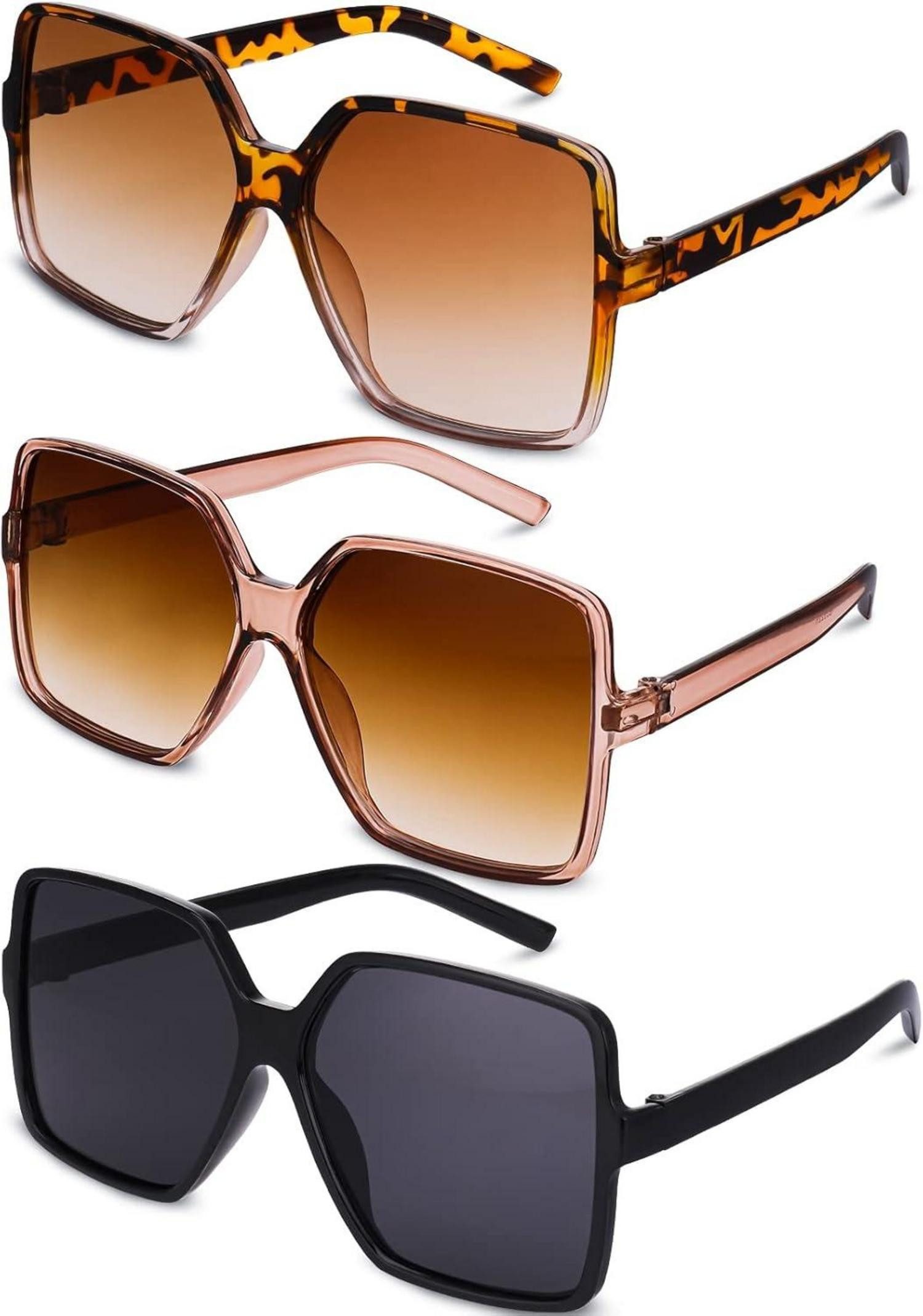 LuxusKollektion Retrosonnenbrille Übergröße Sonnenbrille Damen Herren