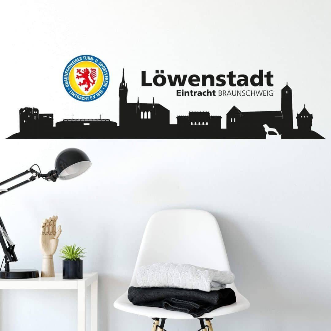 Eintracht Braunschweig Wandtattoo Fußball Wandtattoo Löwenstadt