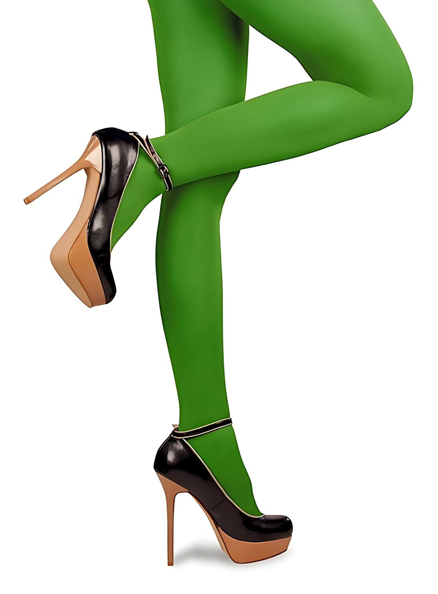 thetru Strumpfhose Hexen Strumpfhose grün für