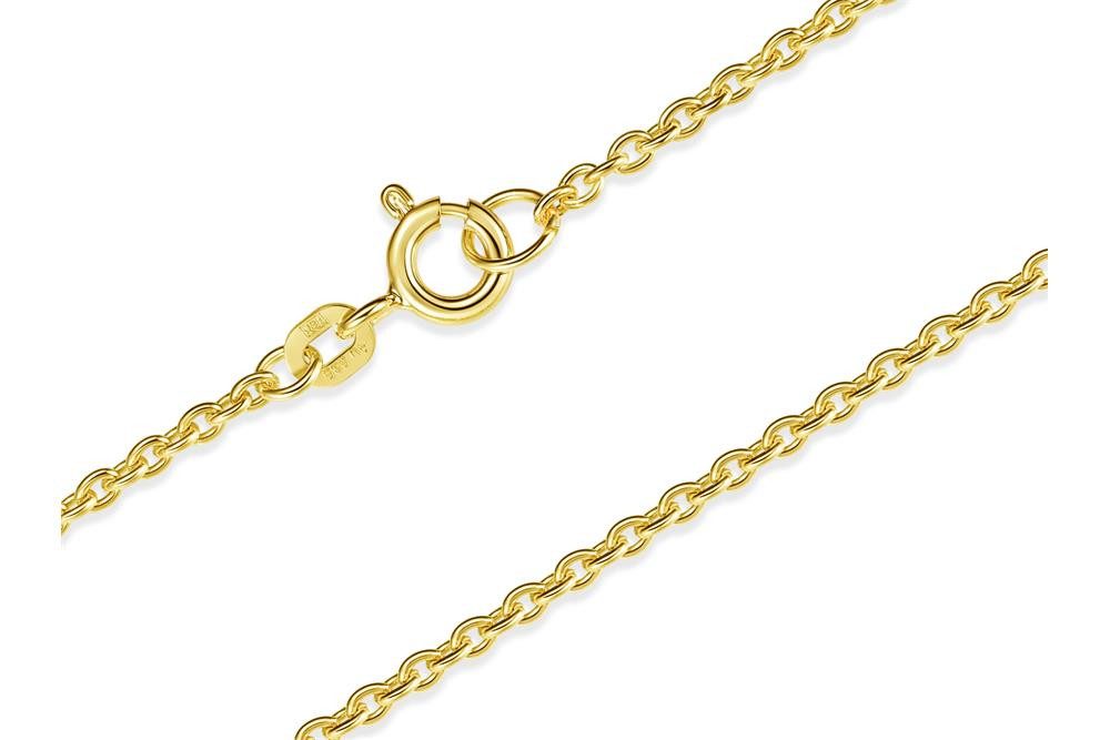 Silberkettenstore Goldkette Erbskette 1,8mm - 585