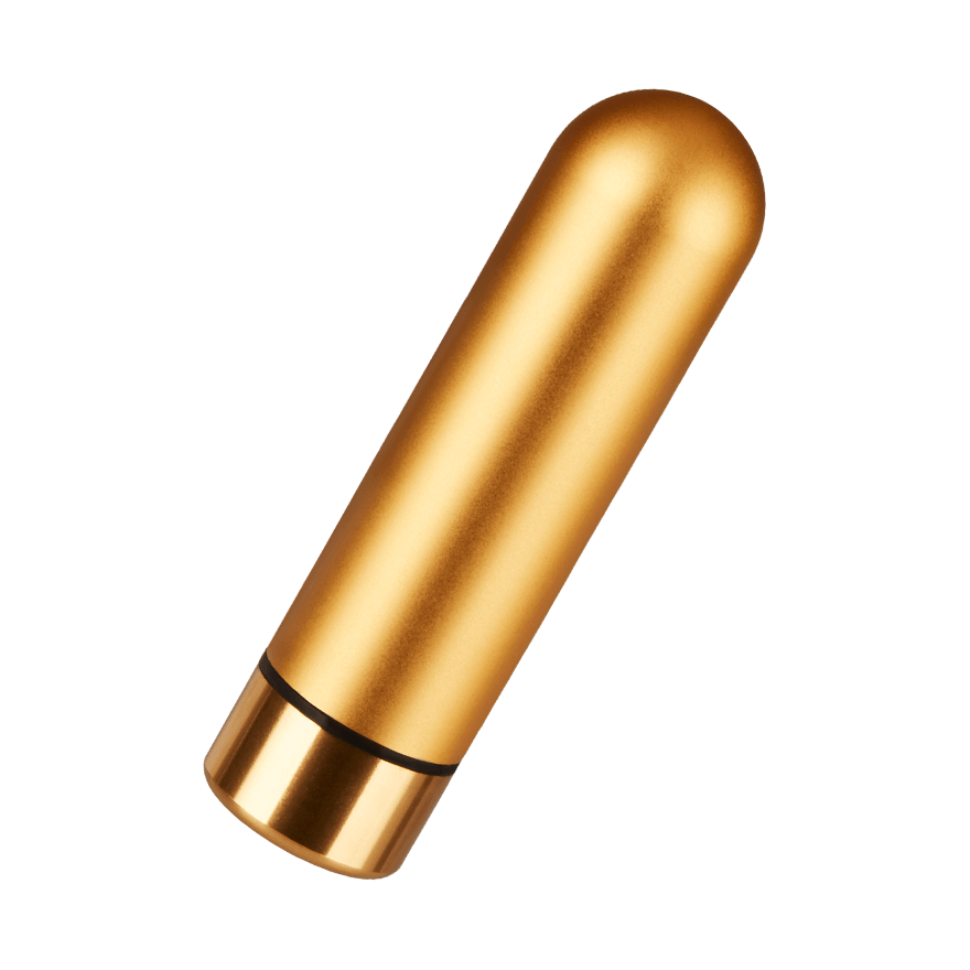 Luxus Bullet in Metalloptik, 7 cm