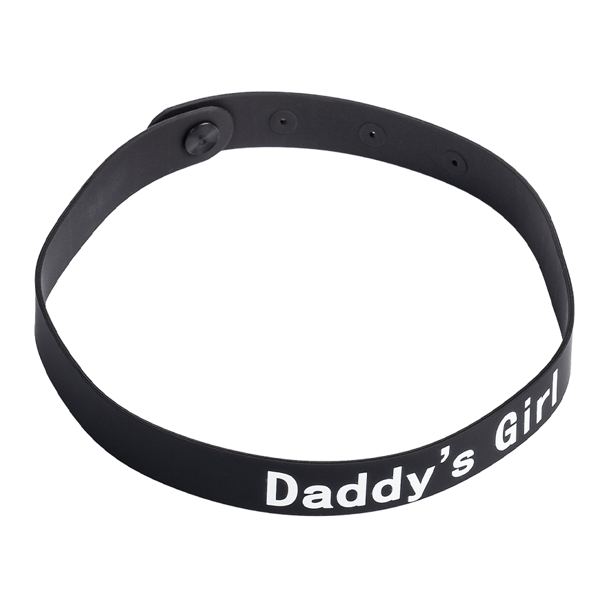 Halsband mit Aufschrift DADDYS GIRL