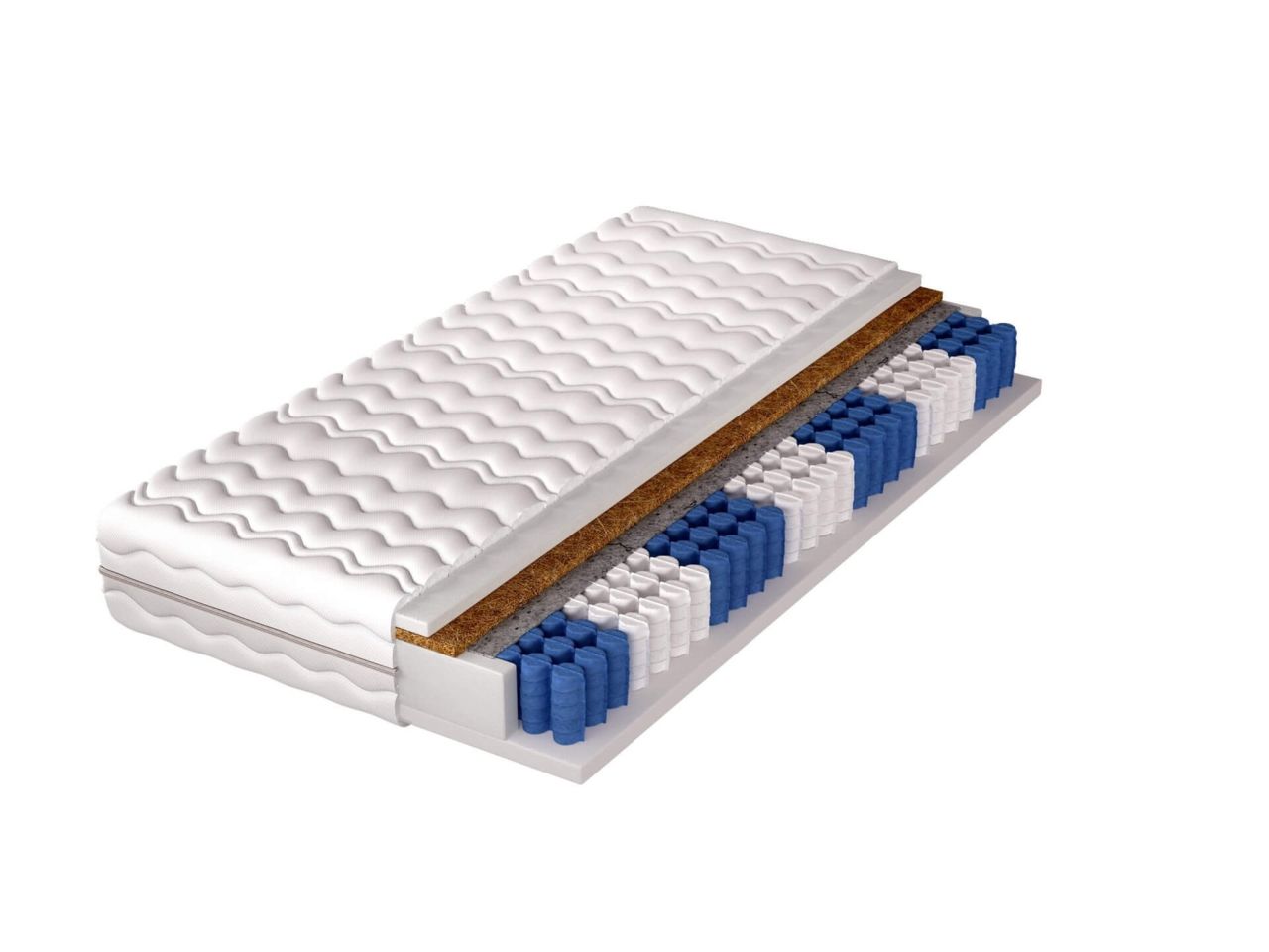 Matratze Taschenfederkern 7 Zonen NEVA H3 140x200x19 cm