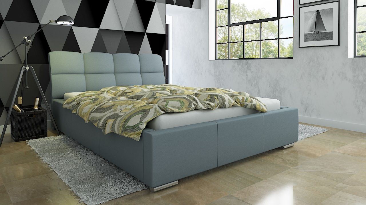 Polsterbett Bett Doppelbett CATELLO XS 140x200cm inkl.Lattenrost