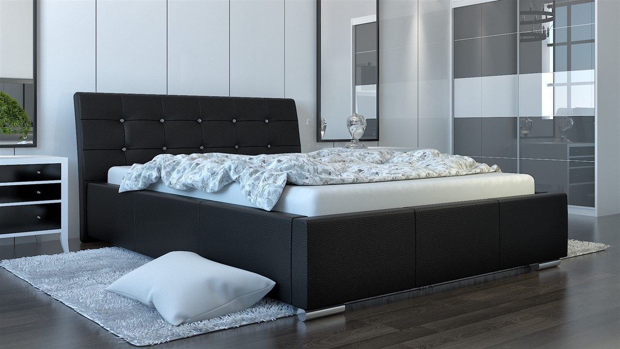 Polsterbett Bett Doppelbett PINO Deluxe XS 180x200cm inkl.Lattenrost