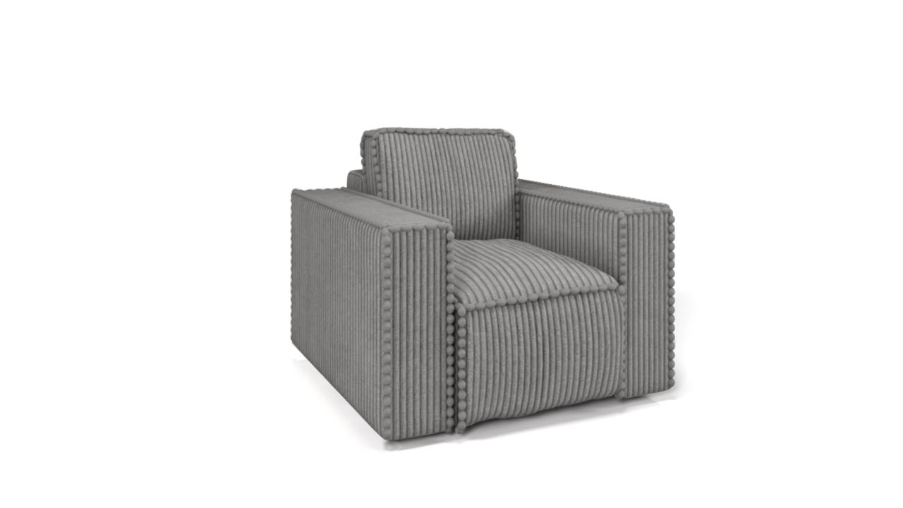 Sessel Designersessel VAJANA Stoff Tilia Grau