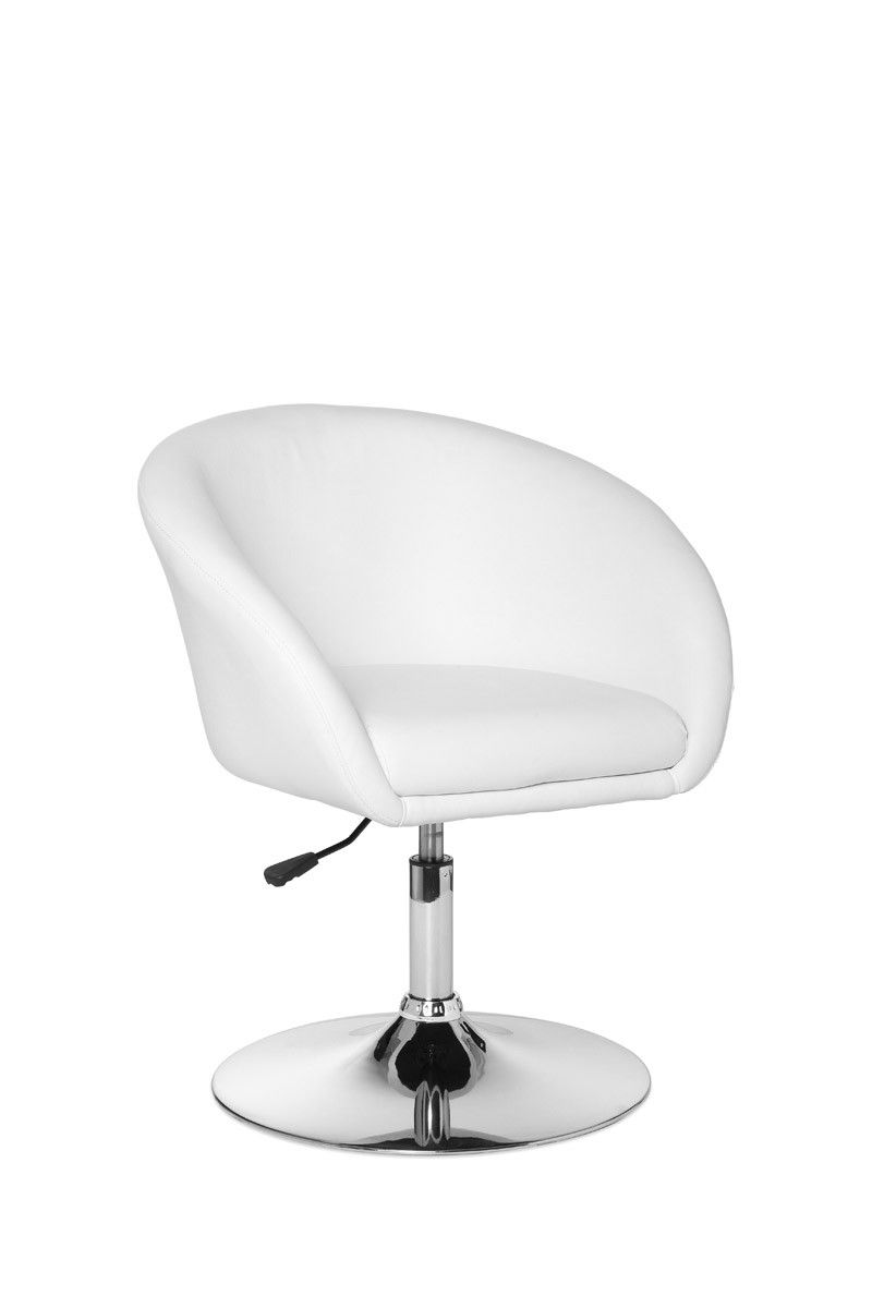 Sessel Cocktailsessel Lounger BERLIN in Kunstleder Weiss