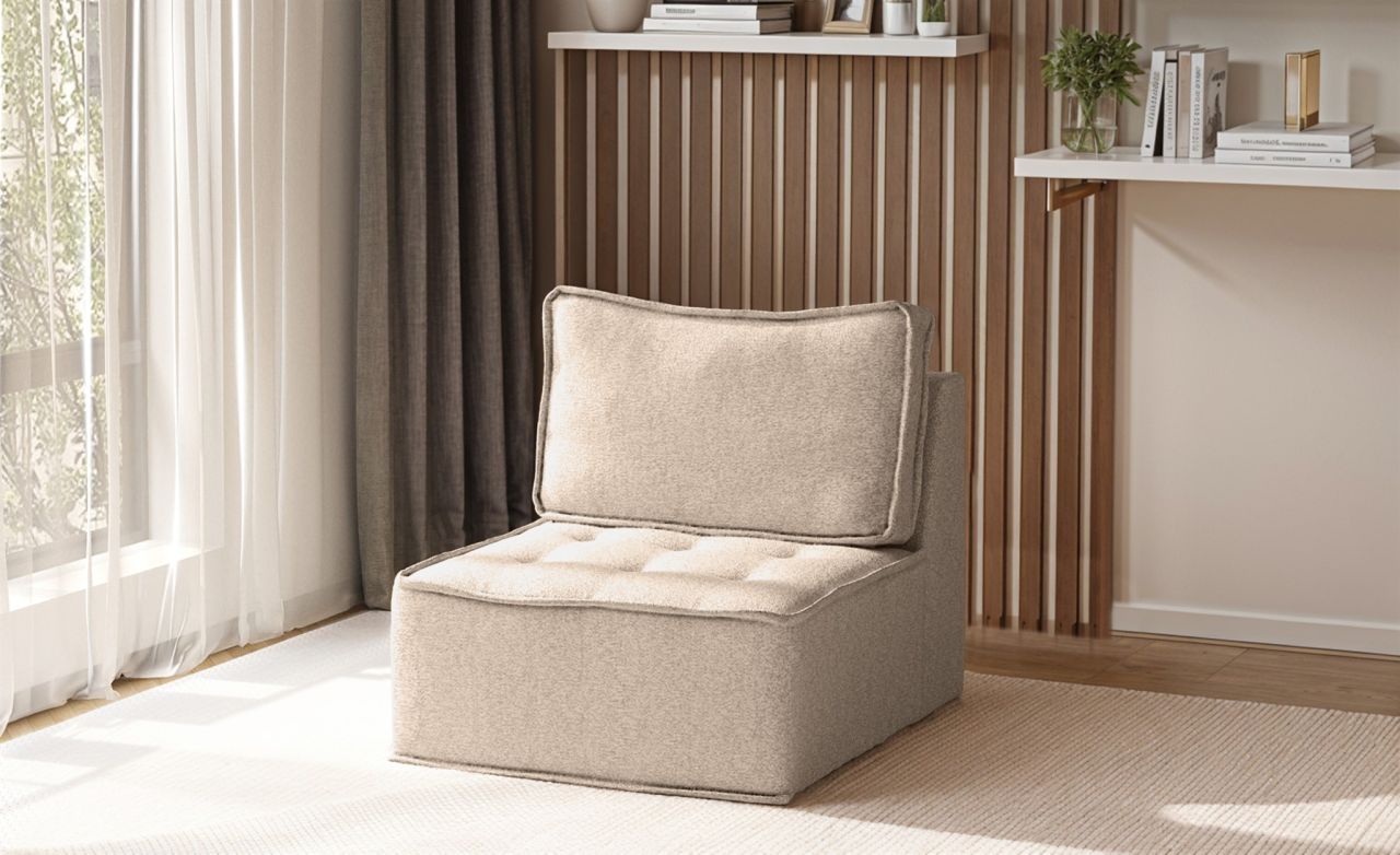 Sessel SANDE 1-Sitzer Modul Stoff AlpineToffee