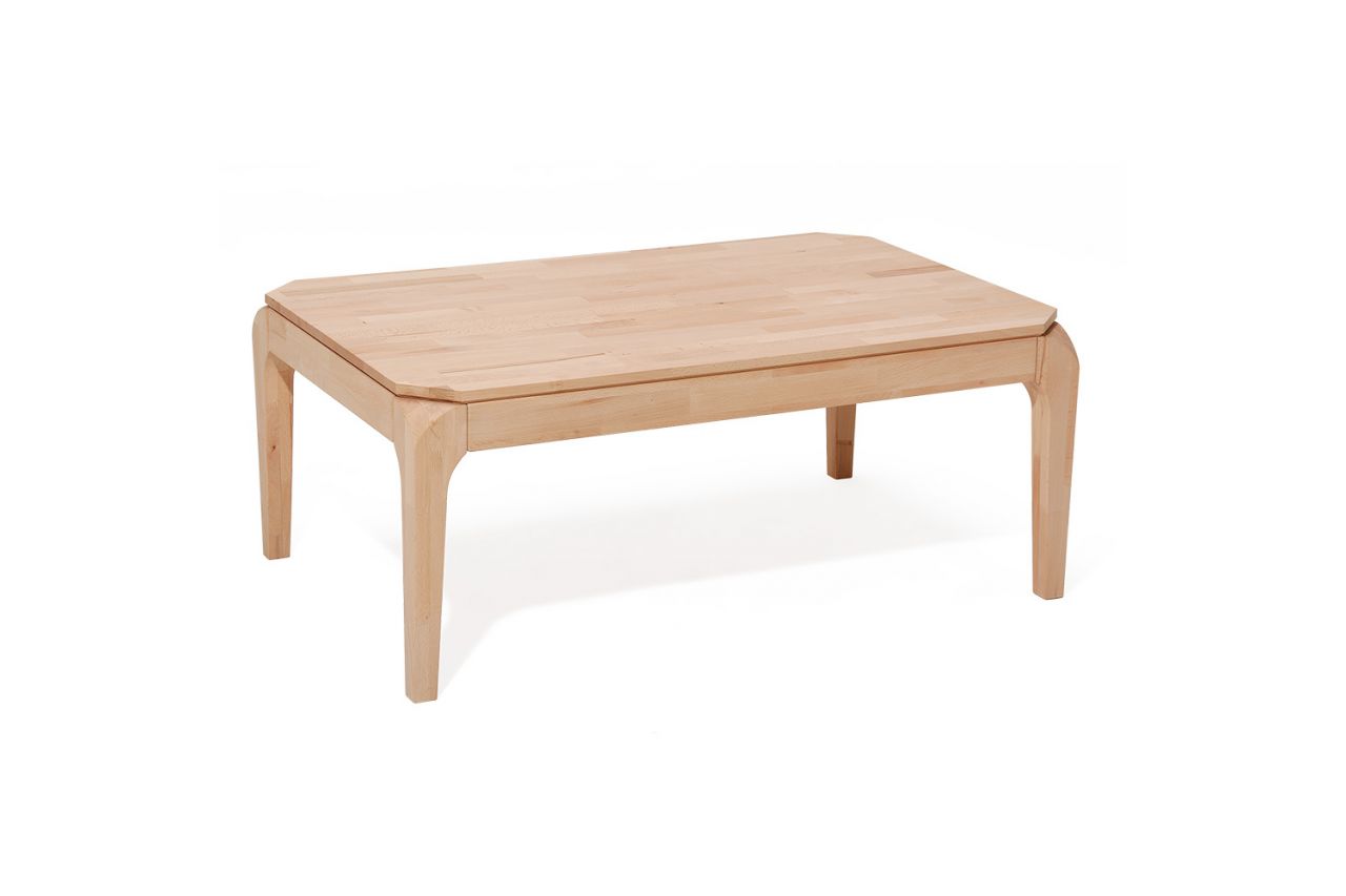 Couchtisch Tisch ARNORA Wildeiche Massivholz 110x70 cm