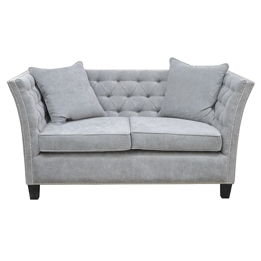 Polstersofa Sofa 2-Sitzer VIRGINIA Massivholz Buche