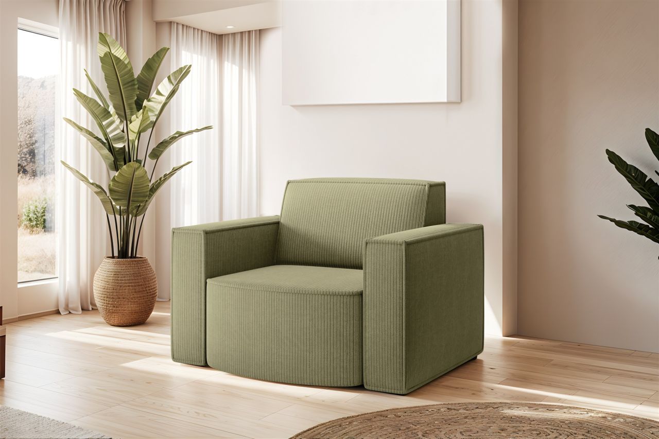 Sessel Designersessel PALMA in Stoff Scala Kiwi