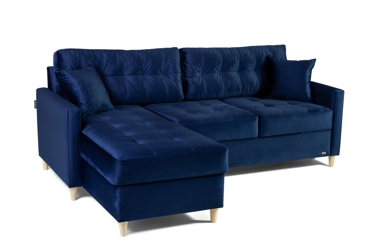 Ecksofa Schlafsofa MOLDE Stoff (FRENCH) Ottomane Links