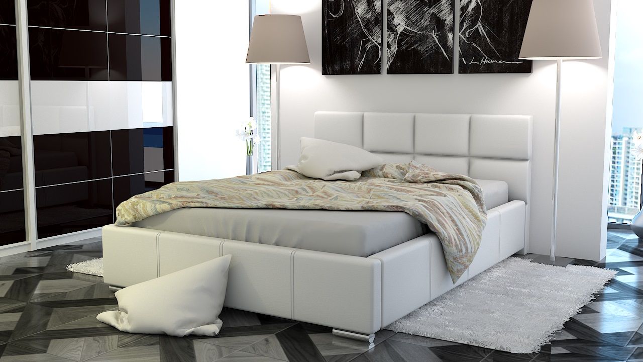 Polsterbett Bett Doppelbett SILVIO XS 160x200cm inkl.Lattenrost