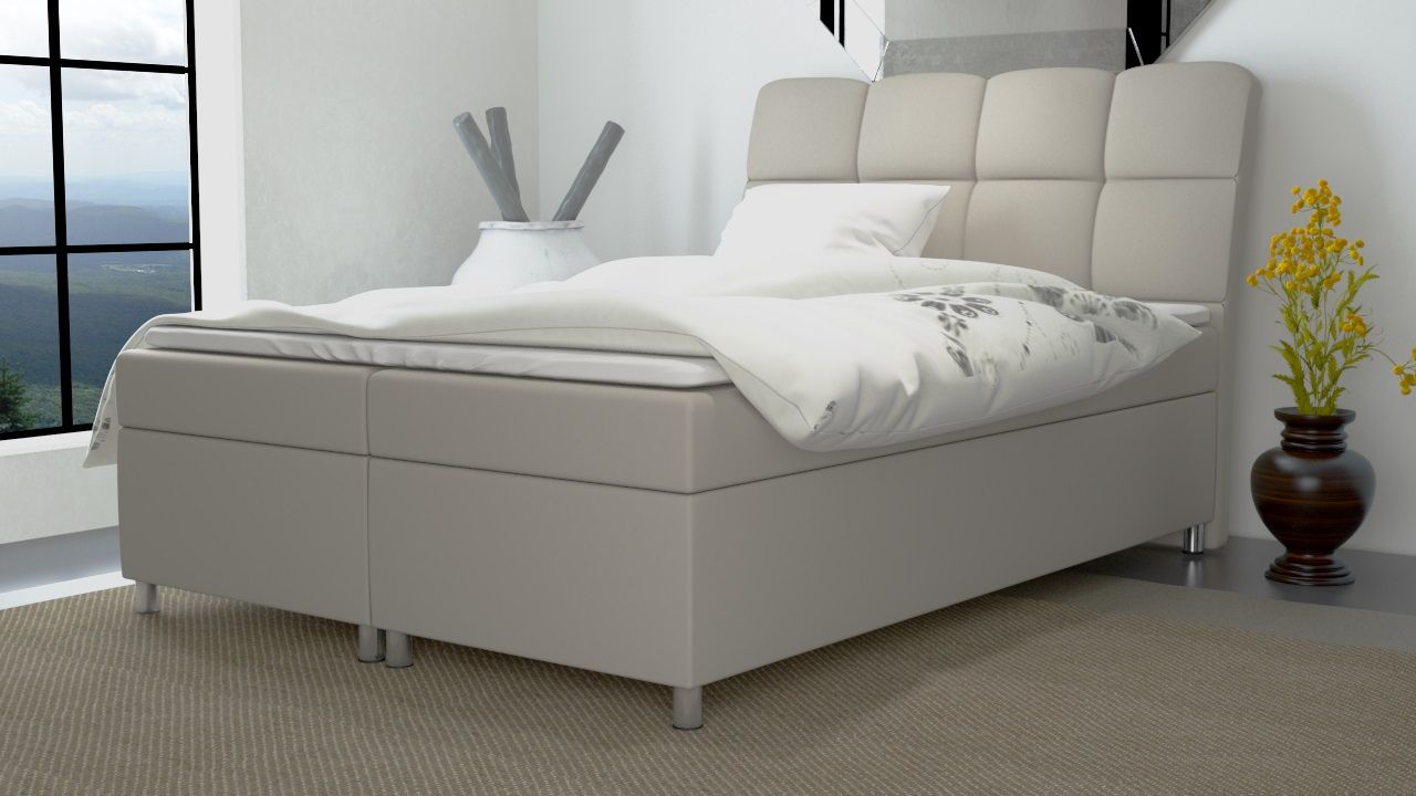 Boxspringbett Schlafzimmerbett MINO 200x200cm inkl.Bettkasten