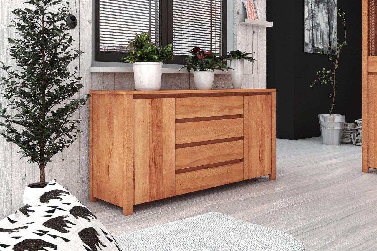 Sideboard Kommode MAISON Eiche massiv 150x77x45 cm