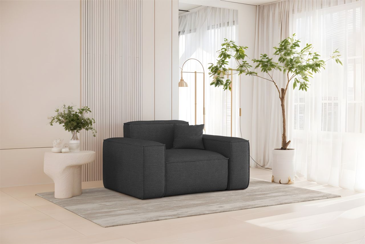 Sessel Designersessel CELES PREMIUM in Stoff Artico Anthrazit