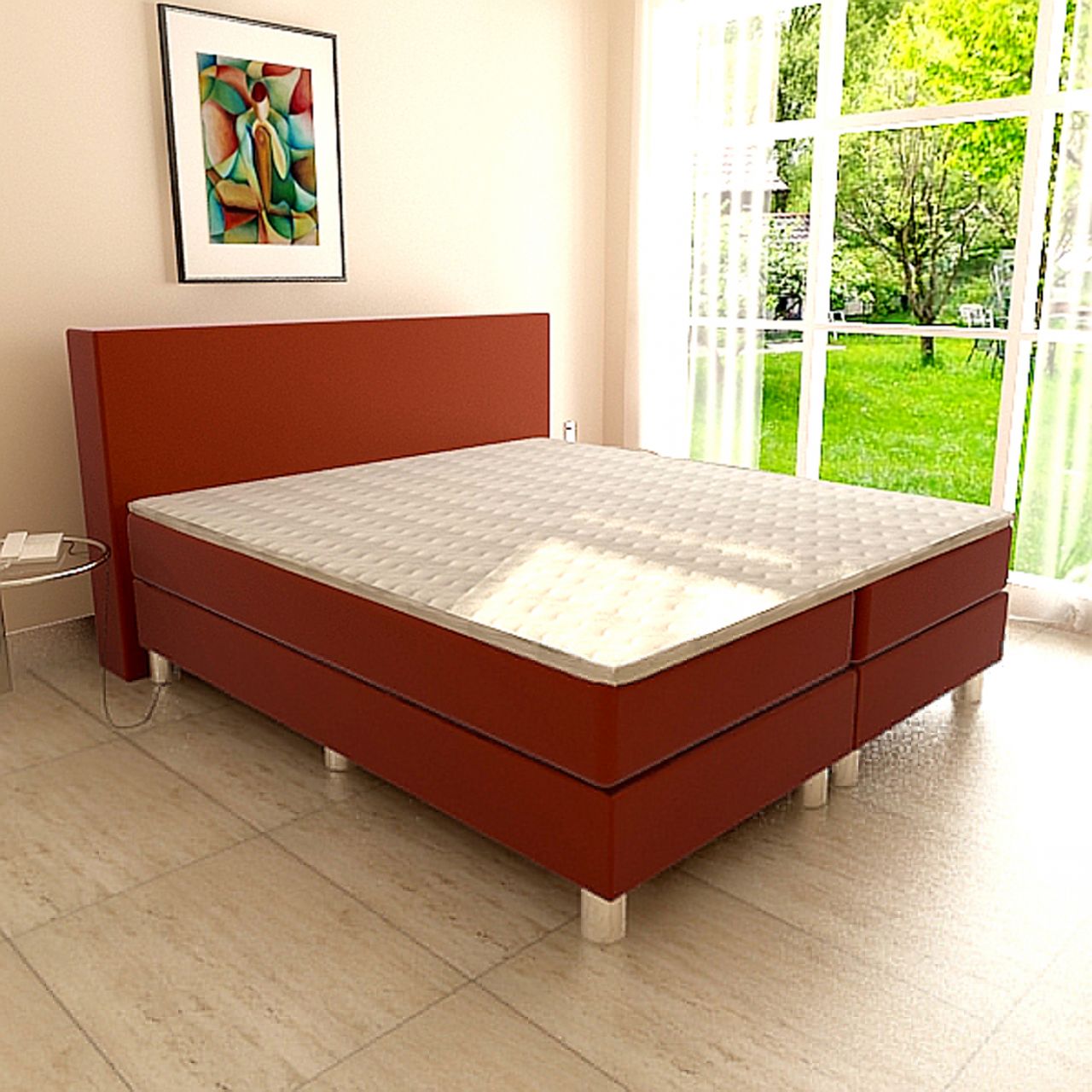 Boxspringbett Schlafzimmerbett PAVIA 180x200 cm