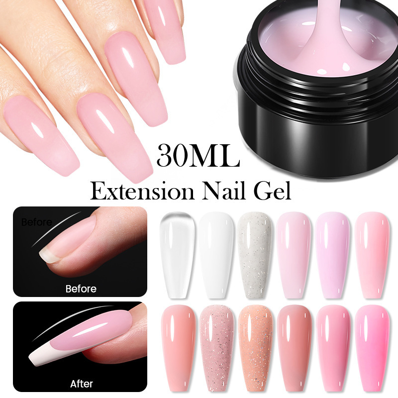 BORN PRETTY 30ml Boxed Quick-Extension UV Gel - Soak-off Painless Nail Extension Gel For Salon & DIY