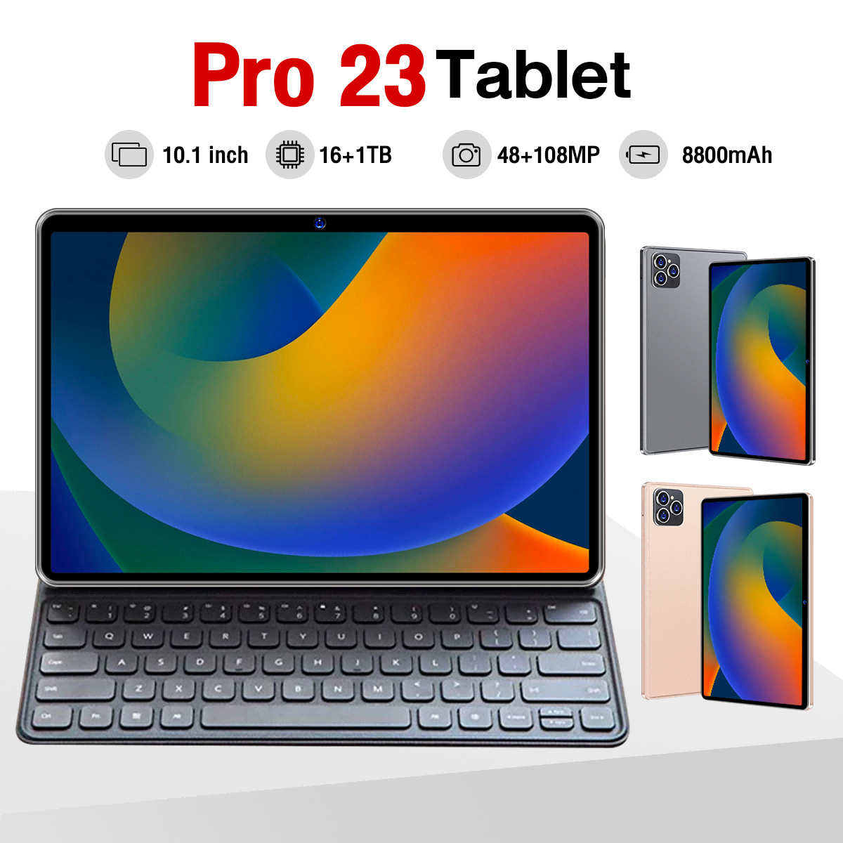 2023 New 10.1-inch Pro23 Tablet Dual SIM 4G Call 3+32 Large Screen Batch
