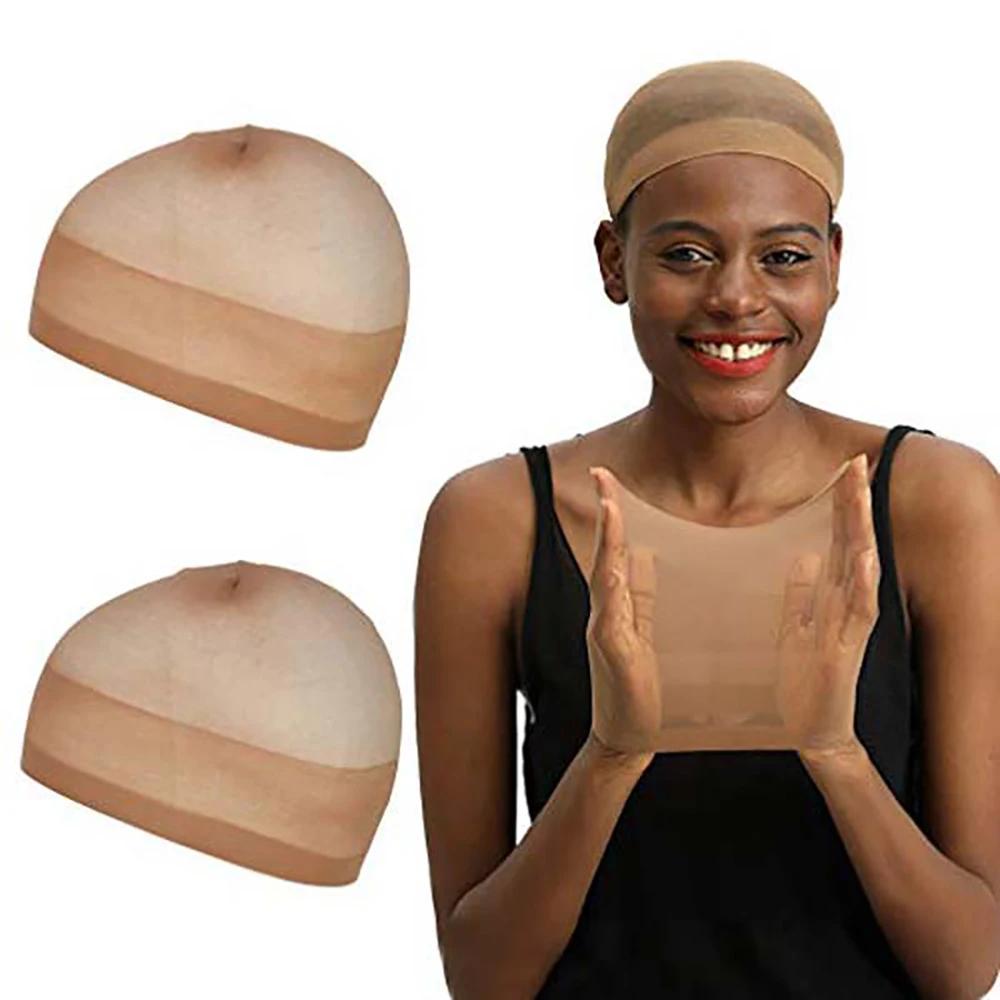 Wig Cap for Making, 2pcs/Pack Stretchable Elastic Hair Net, Snood Wig Cap