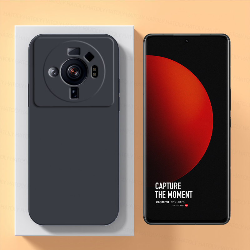 For Xiaomi 12S Ultra Case Cover Xiaomi 12X 12 Lite 12S Pro Ultra Civer Shockproof Liquid Silicone Phone Cover Xiaomi 12S