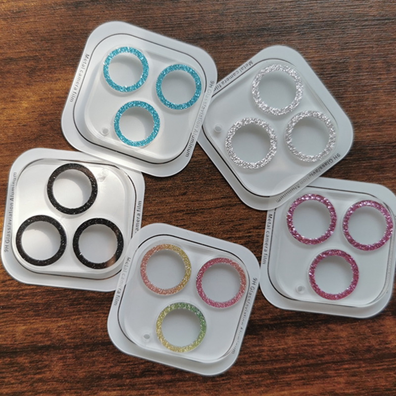 Glitter Camera Protector Film For IPhone 13 12 Mini 13 Pro Max Clear Lens Protective Glass For Iphone 14 12pro 13pro Back Cover