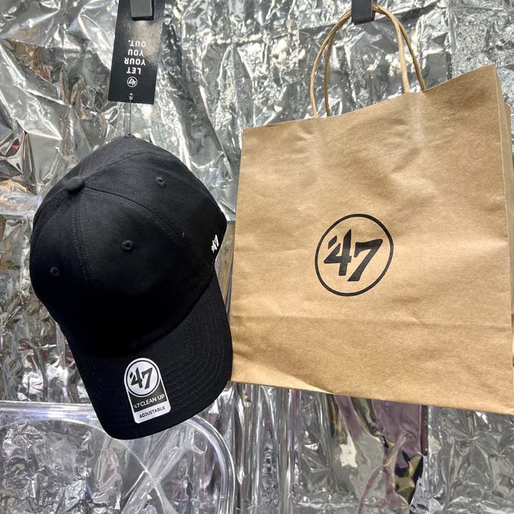 47 Trendy Brand Blank Edition Baseball Made Old Black NY Curved brim Duck Tongue Sunshade Couple Hat Trend