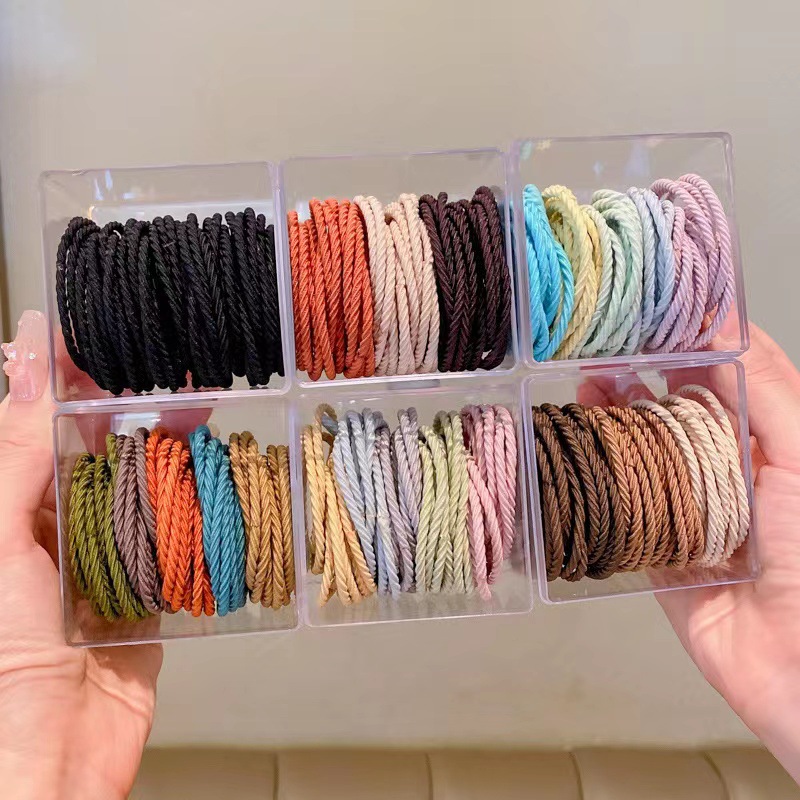 Women's hair tie headband durable and does not damage the hair headband simple and high-end sense hair ring wholesale