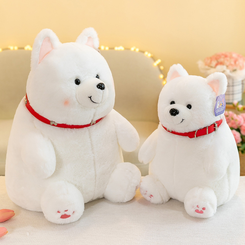 Toy Little white dog doll plush toy claw machine Doll boutique claw machine doll children's birthday gift Yaye dog