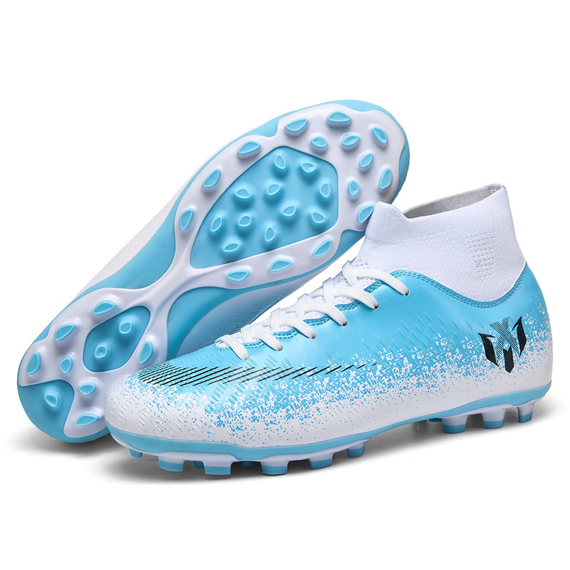 Soccer shoes Boys Girls Student grass game training FG long spike crushed spike sneakers