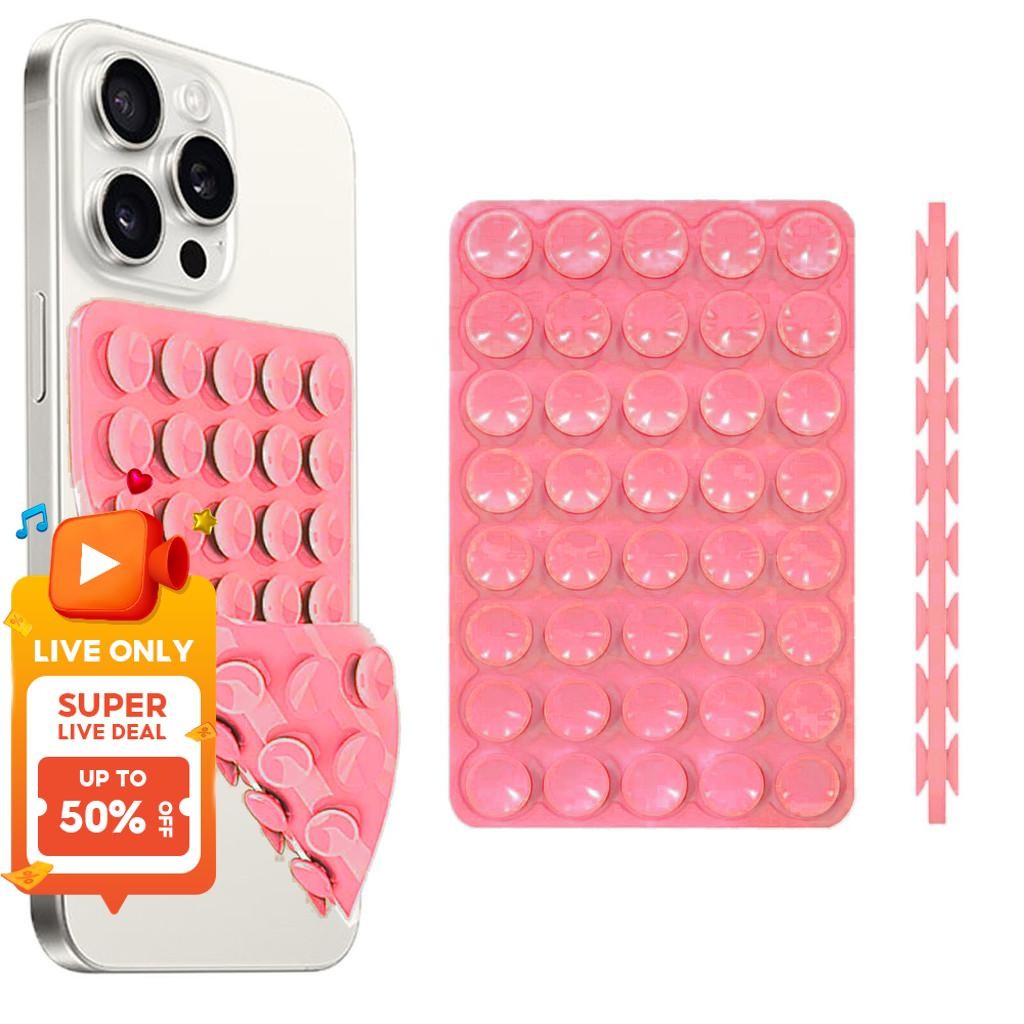 Double-Sided Silicone Phone Grips Suction Cup Phone Accessories Mobile Phone Holder Stand Cover