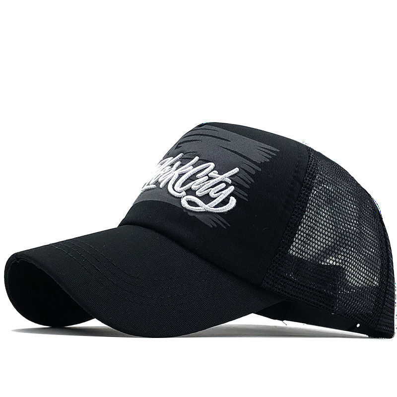 Unisex Baseball Cap Washed Cotton Wave Embroidered Hat Men's Wave Baseball Cap Made Old Duck Cap Women's Outdoor Hat