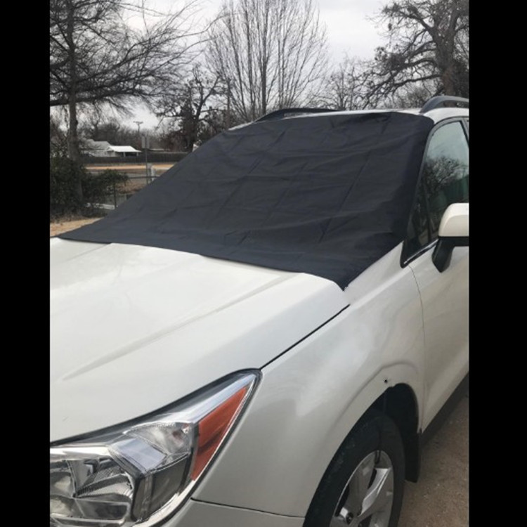 winter silver coated cloth snow cover car snow cover front windshield magnetic cover car snow cover sunscreen sunshade
