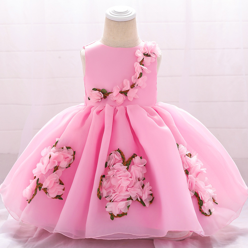 Baby clothes Children's Princess dress Pompadour Dress Baby Baby dress Girl performance dress child dress