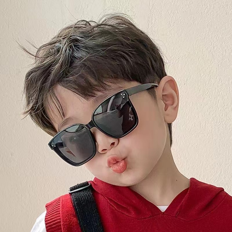 Mutter & Kinder Mode persönlichkeit kinder sonnenbrille brief beine dazzling quadratischen rahmen reis nagel sonnenschirm sonnenbrille
