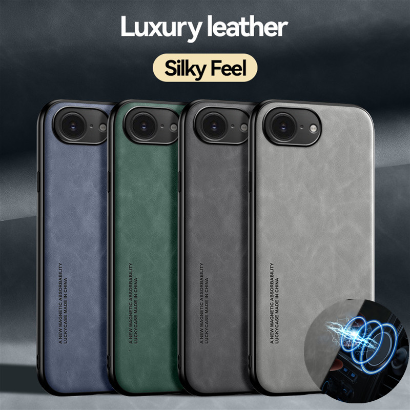 Shockproof Magnetic Case For IPhone 16e For IPhone 16 Pro Max Plus Protective Skin Feeling Cover Coque Funda Capa