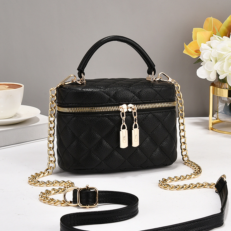 Box bag women small square box rhombus handbag shoulder bag small fragrance style chain bag mini messenger bag trendy
